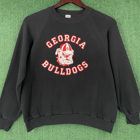 Jerzees Tops - VTG 90’s University of Georgia Bulldogs Sweatshirt Women’s Size Medium USA Made